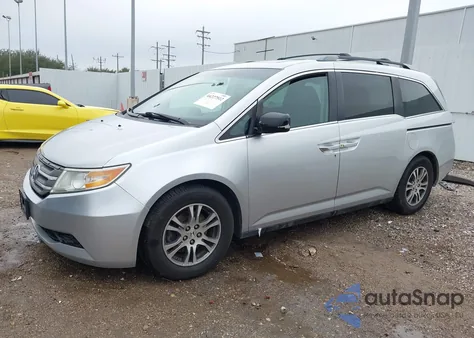 2012 Honda Odyssey Ex-L from USA, damaged, VIN 5FNRL5H69CB095894